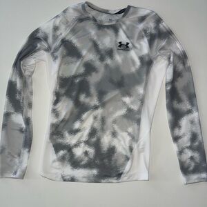 Under Armour Black and Gray Compression Shirt